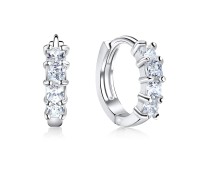 CZ Stone Huggies Earring STHG-04